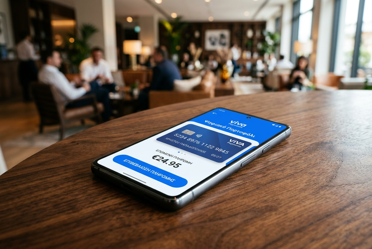 A smartphone displaying a digital wallet payment confirmation